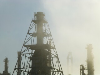 oil refinery plant