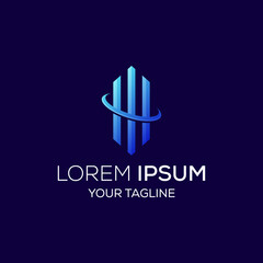 Business Finance and Investment Company Logo Symbol