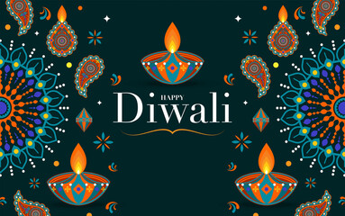 Happy Diwali, Deepavali or Dipavali the festival