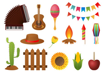 Festa Junina Poster June Festival.