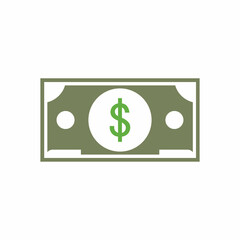 Dollar vector icon background template illustration
