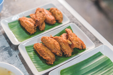 fried chicken dinner food in my home
