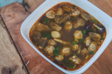 thai chicken hot and chilli