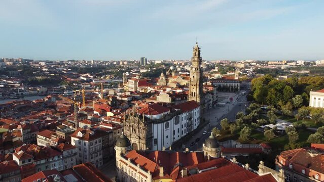 Porto, Portugal- Cl&eacute;rigos Church & Baixa District