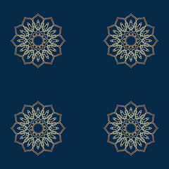 mandala icon and symbol logo