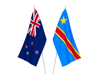 Democratic Republic of the Congo and New Zealand flags
