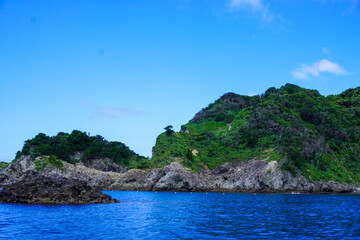 Fototapeta premium Hirizo Beach and cape in Shimoda, Shizuoka, Japan