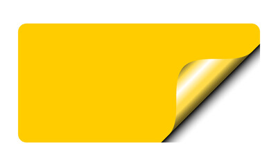 edge corner banner label 