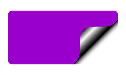 edge corner banner label 