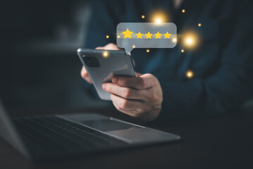 customer client service 5 star, client use phone review , excellent emotion customer,good feedback