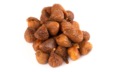 Dried Figs Isolated on a White Background
