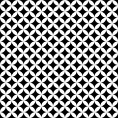 Abstract seamless monochrome geometric background