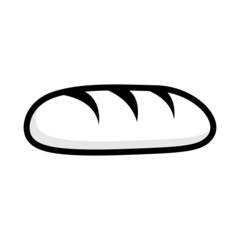 Bread Loaf Icon Vector.