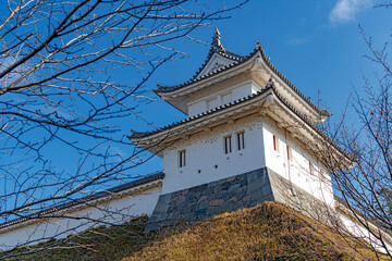Naklejka premium 栃木 宇都宮城の富士見櫓