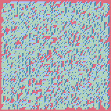 Implementation of Edward Zajec&rsquo;s &ldquo;Il Cubo&rdquo; from 1971. Essentially a Truchet tile set of 8 tiles and rules for placement art illustration