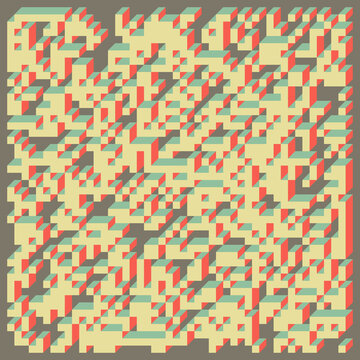 Implementation of Edward Zajec&rsquo;s &ldquo;Il Cubo&rdquo; from 1971. Essentially a Truchet tile set of 8 tiles and rules for placement art illustration