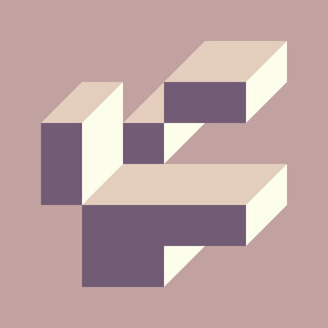 Implementation of Edward Zajec&rsquo;s &ldquo;Il Cubo&rdquo; from 1971. Essentially a Truchet tile set of 8 tiles and rules for placement art illustration