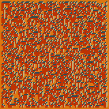 Implementation of Edward Zajec&rsquo;s &ldquo;Il Cubo&rdquo; from 1971. Essentially a Truchet tile set of 8 tiles and rules for placement art illustration