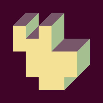Implementation of Edward Zajec&rsquo;s &ldquo;Il Cubo&rdquo; from 1971. Essentially a Truchet tile set of 8 tiles and rules for placement art illustration