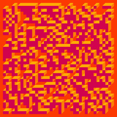 Implementation of Edward Zajec’s “Il Cubo” from 1971. Essentially a Truchet tile set of 8 tiles and rules for placement art illustration