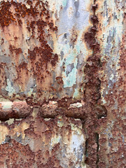 Surface rust floor and the background