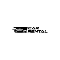 car rental logo vector design inspiration