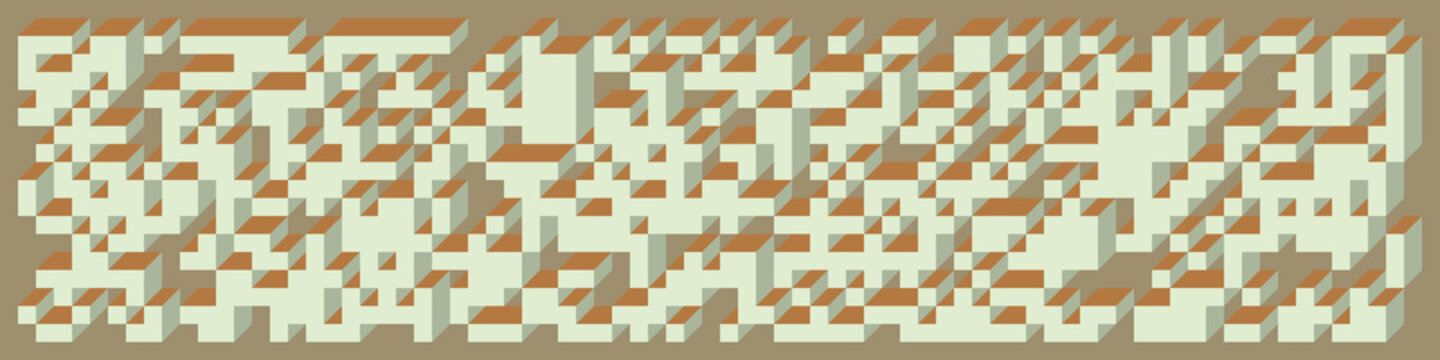 Implementation of Edward Zajec&rsquo;s &ldquo;Il Cubo&rdquo; from 1971. Essentially a Truchet tile set of 8 tiles and rules for placement art illustration