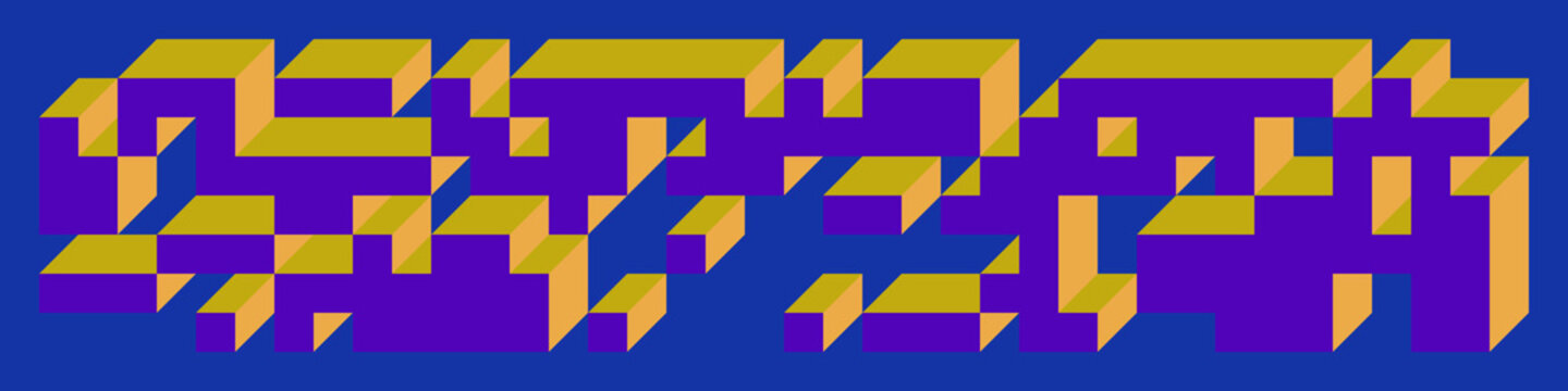 Implementation of Edward Zajec&rsquo;s &ldquo;Il Cubo&rdquo; from 1971. Essentially a Truchet tile set of 8 tiles and rules for placement art illustration