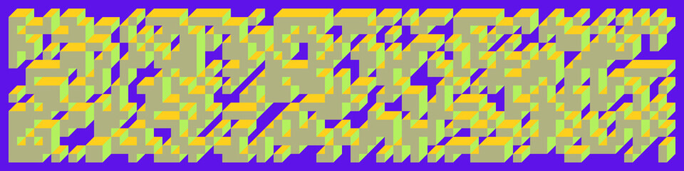 Implementation of Edward Zajec&rsquo;s &ldquo;Il Cubo&rdquo; from 1971. Essentially a Truchet tile set of 8 tiles and rules for placement art illustration