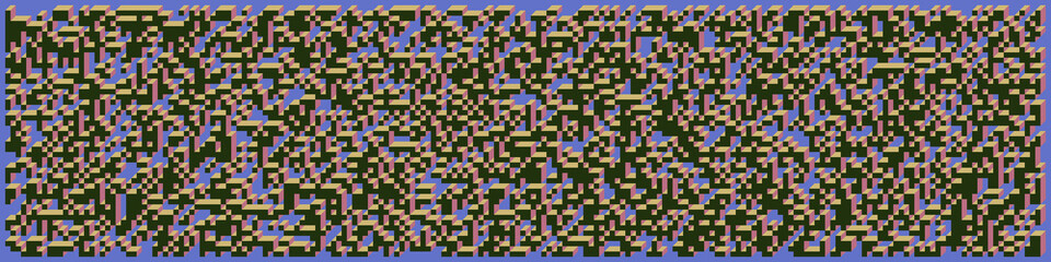 Implementation of Edward Zajec’s “Il Cubo” from 1971. Essentially a Truchet tile set of 8 tiles and rules for placement art illustration