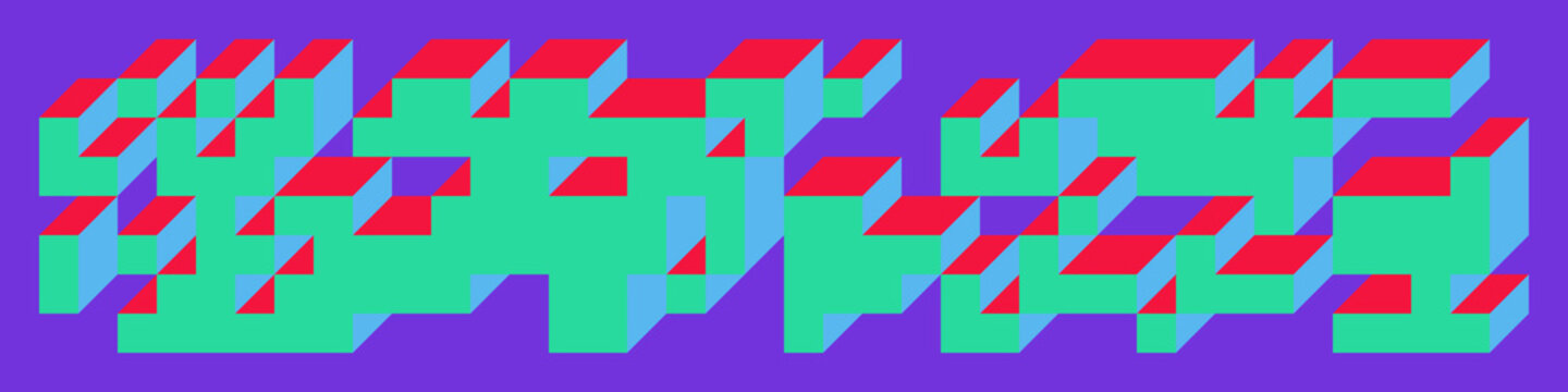 Implementation of Edward Zajec&rsquo;s &ldquo;Il Cubo&rdquo; from 1971. Essentially a Truchet tile set of 8 tiles and rules for placement art illustration