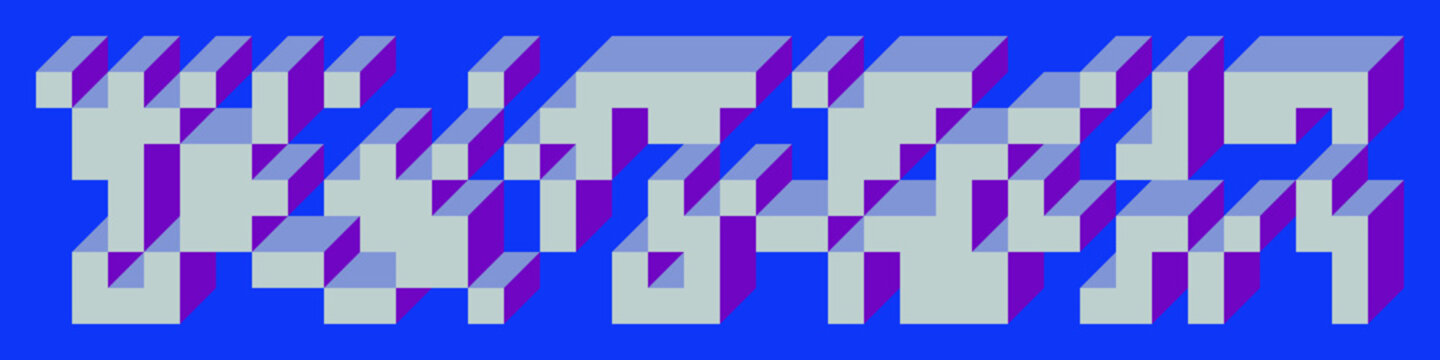 Implementation of Edward Zajec&rsquo;s &ldquo;Il Cubo&rdquo; from 1971. Essentially a Truchet tile set of 8 tiles and rules for placement art illustration