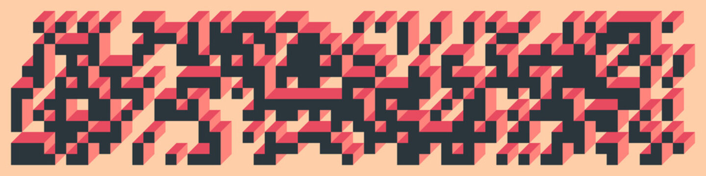 Implementation of Edward Zajec&rsquo;s &ldquo;Il Cubo&rdquo; from 1971. Essentially a Truchet tile set of 8 tiles and rules for placement art illustration
