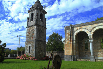 Exterior del santuario de Urkiola en Durango (BIZKAIA).