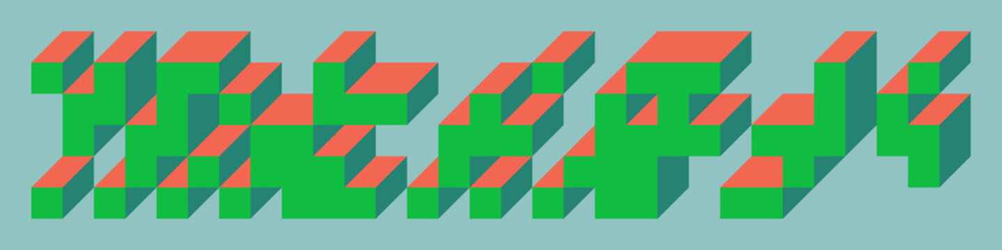 Implementation of Edward Zajec&rsquo;s &ldquo;Il Cubo&rdquo; from 1971. Essentially a Truchet tile set of 8 tiles and rules for placement art illustration