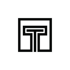 T Logo can be use for icon, sign, logo and etc