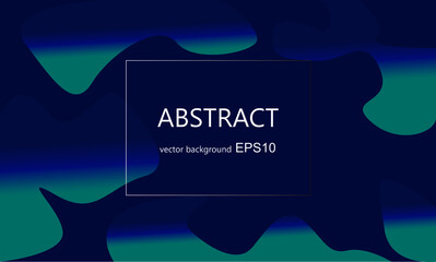 Abstract Graphic design element blue background with shiny borders. Vector geometric illustration. For poster decoration, advertising text, logo, social networks. Photo frame. Design of greeting cards