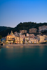 Obraz premium village of cetara in amalfi coast, salerno, naples, positano