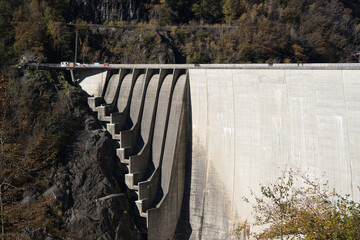 The Verzasca dam in Locarno