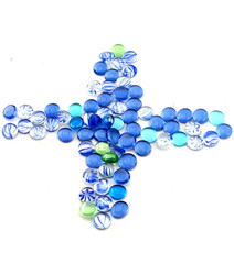 Blue Stones Glass Gems