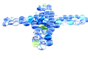 Blue Stones Glass Gems