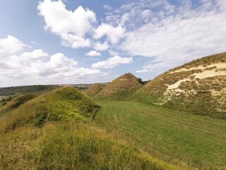 Sona mounds in Brasov County, Romania