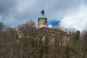 Das mittelalterliche Schloss Tonndorf  in Thüringen ist en beliebtes Ausflugsziel besonders für...