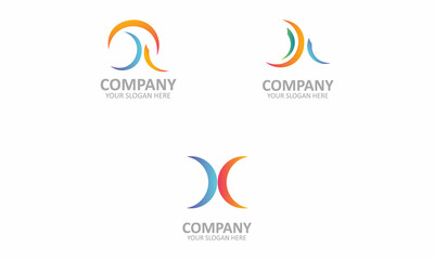 Creative Set Of AAX logo design