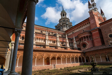 Certosa di Pavia secret view on this amazing architecture 