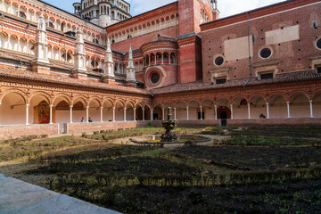 Certosa di Pavia secret view on this amazing architecture 