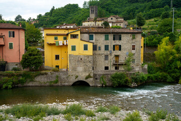 Fototapeta na wymiar Bagni di Lucca, Tuscany, Italy