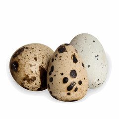 Obraz premium quail eggs, realistic vector image