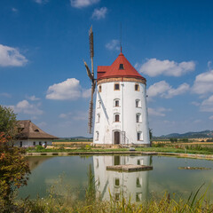 Czech historic mill in Vratno village.
