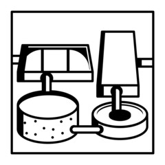 drinking water treatment processes Concept vector icon design, Water Treatment and Purification Plant symbol, Environment Friendly Industry Sign, Desalination Biotechnology stock illustration